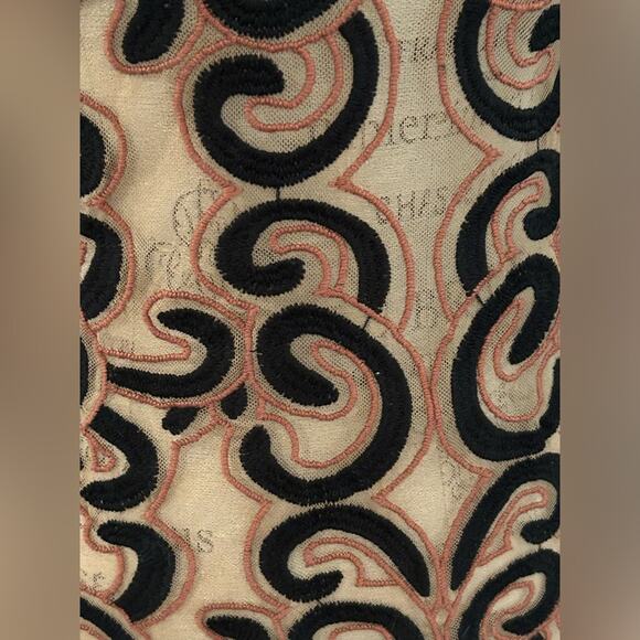 For love & lemons $299 Antonina Mini Dress in Black & Nude sheer size M sold out - Picture 3 of 10